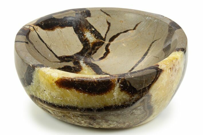 Eye-Eatching, Polished Septarian Bowl - Madagascar #342687